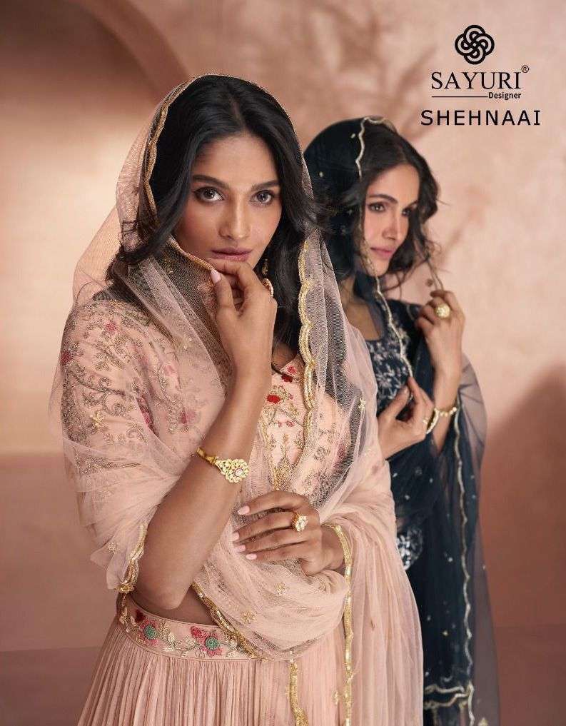 sayuri shehnaai series 5310-5312 premium silk gown 