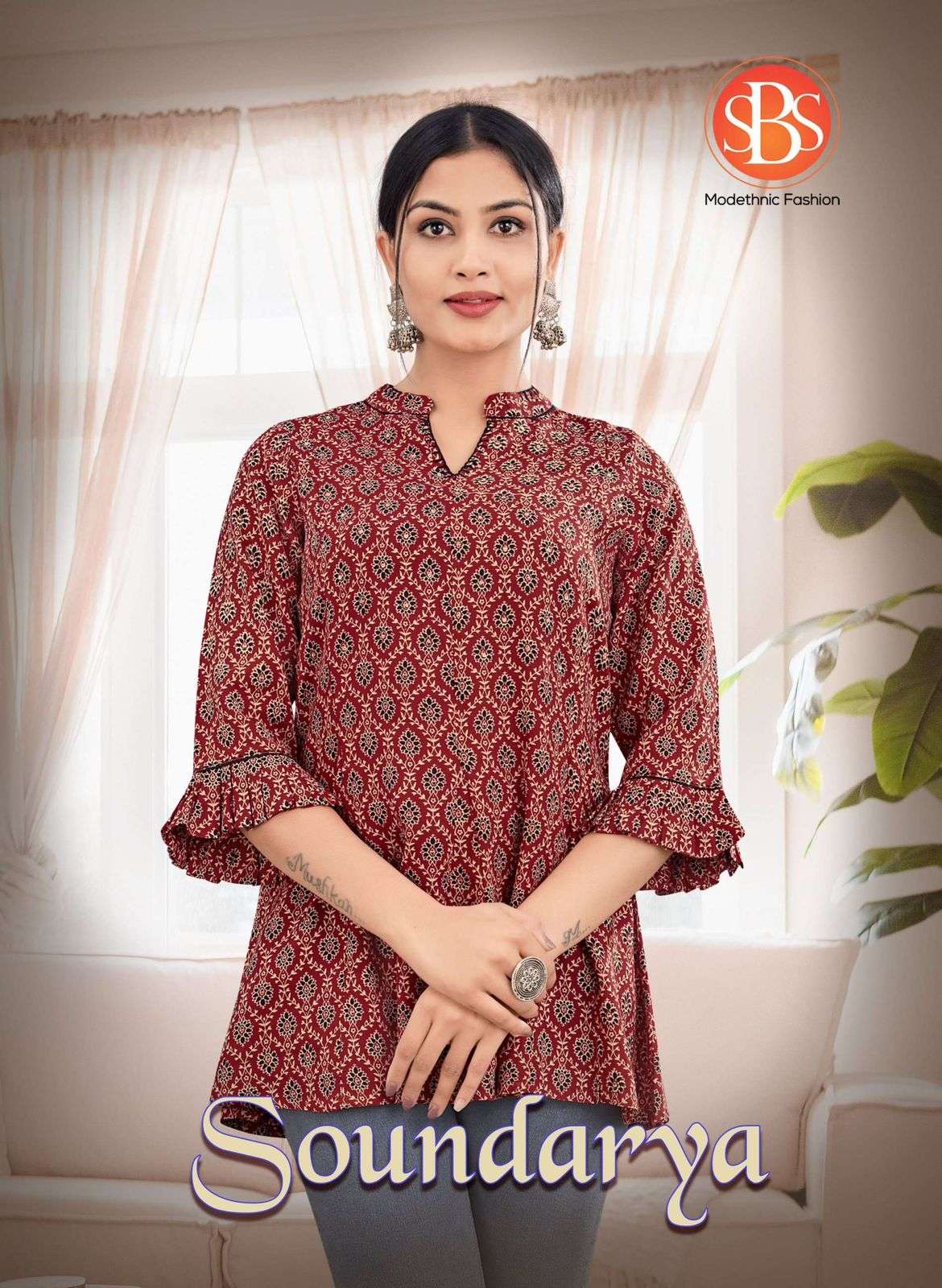 sbs soundarya series 50723-50726 cotton kurti 