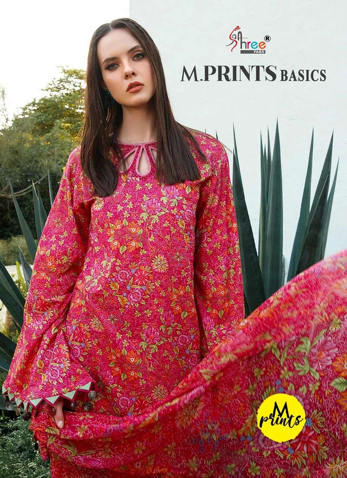 shree fab m prints basics series 3233-3238 pure cotton suit