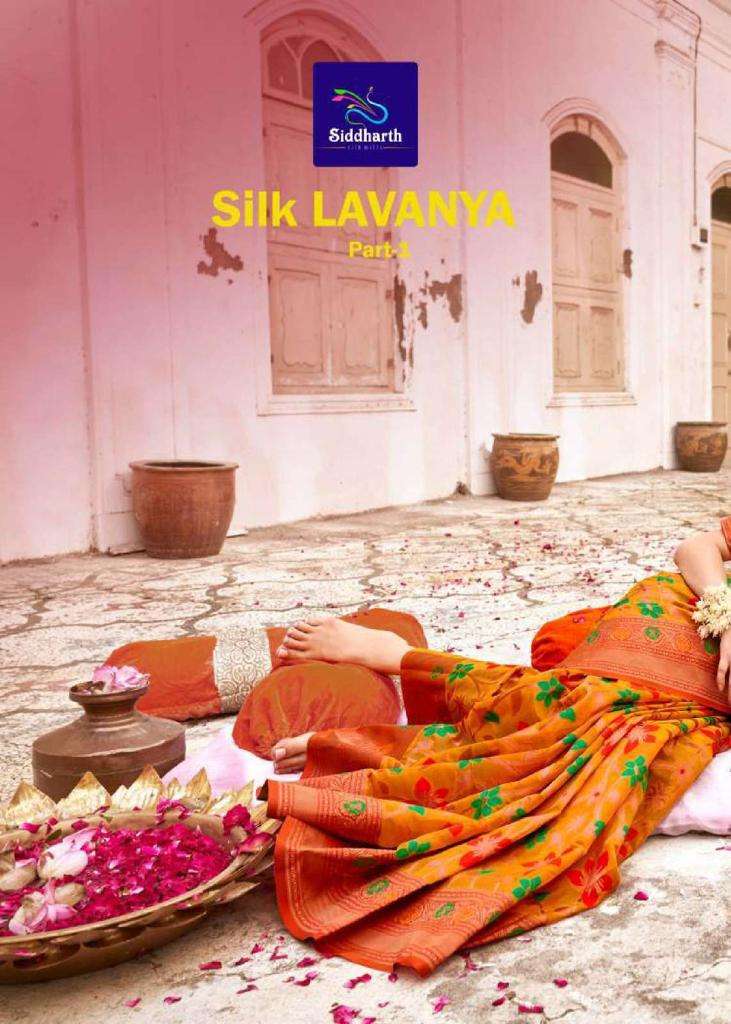 siddharth silk lavanya series 2701-2706 silk base saree 