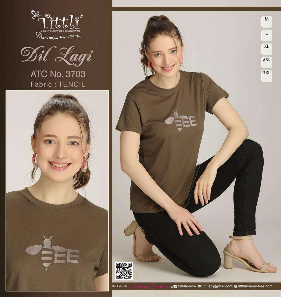 tittli dil lagi series 3703 tencil t-shirt