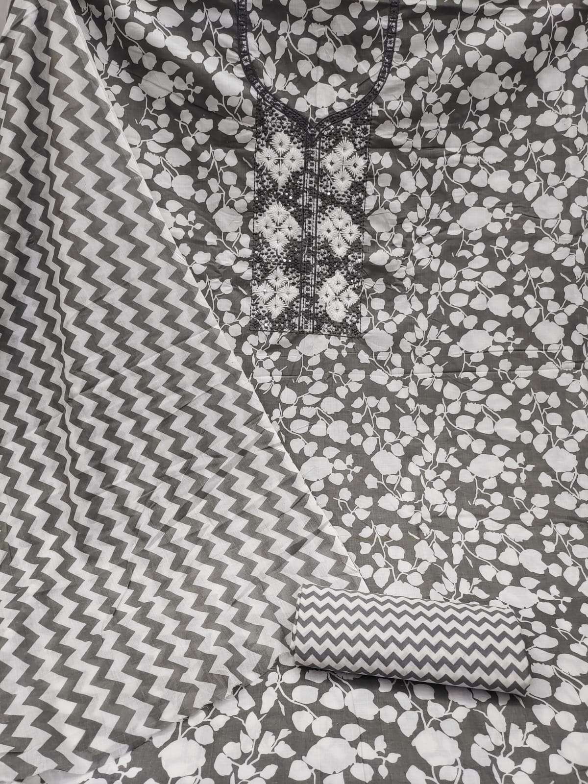 vatsam designer pure cotton work suit 