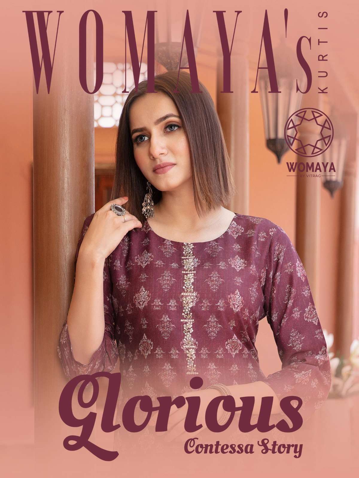 womaya kurti glorious contessa story series 1251-1257 muslin suit 