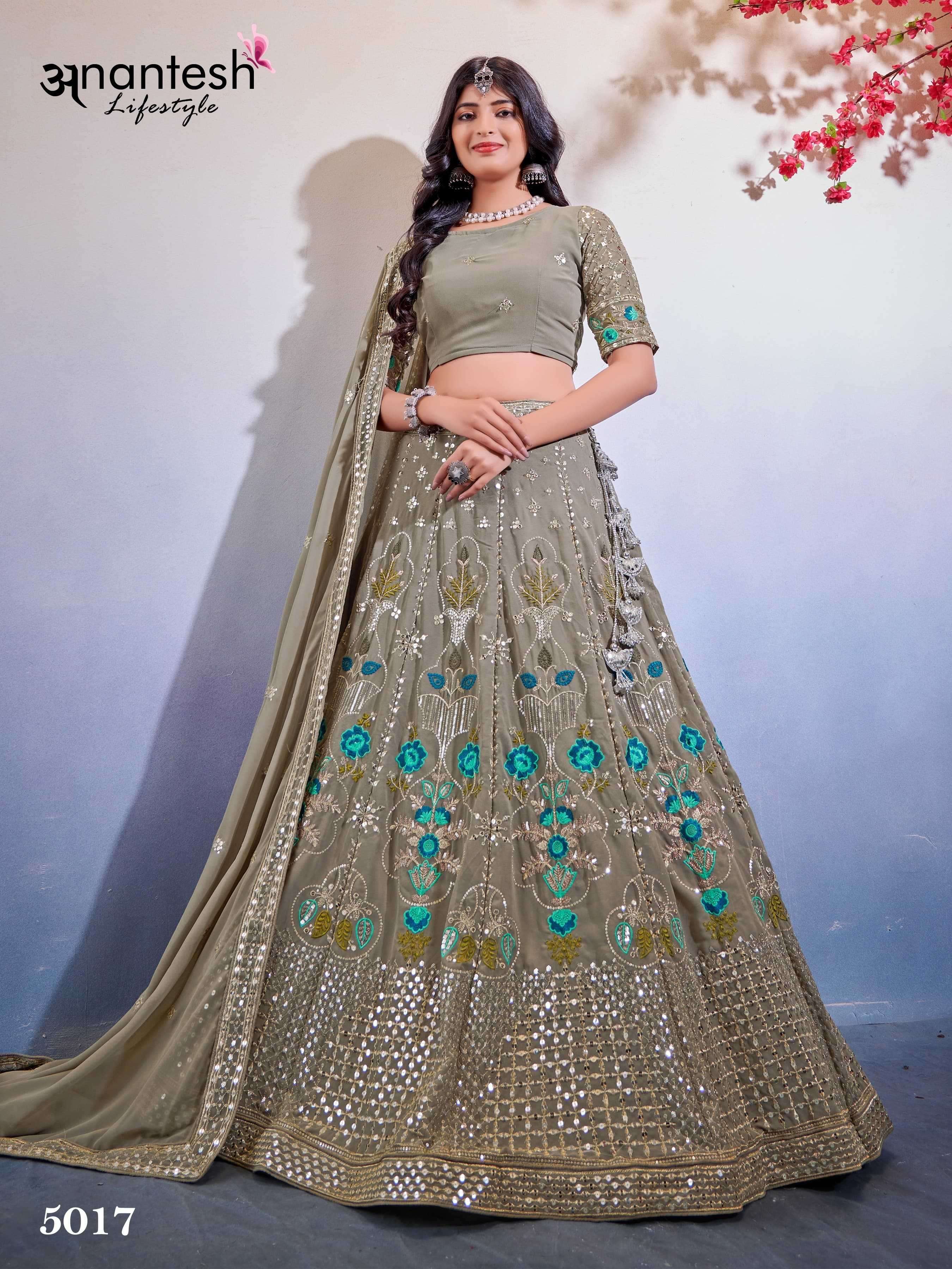 anantesh 5017 georgette lehenga