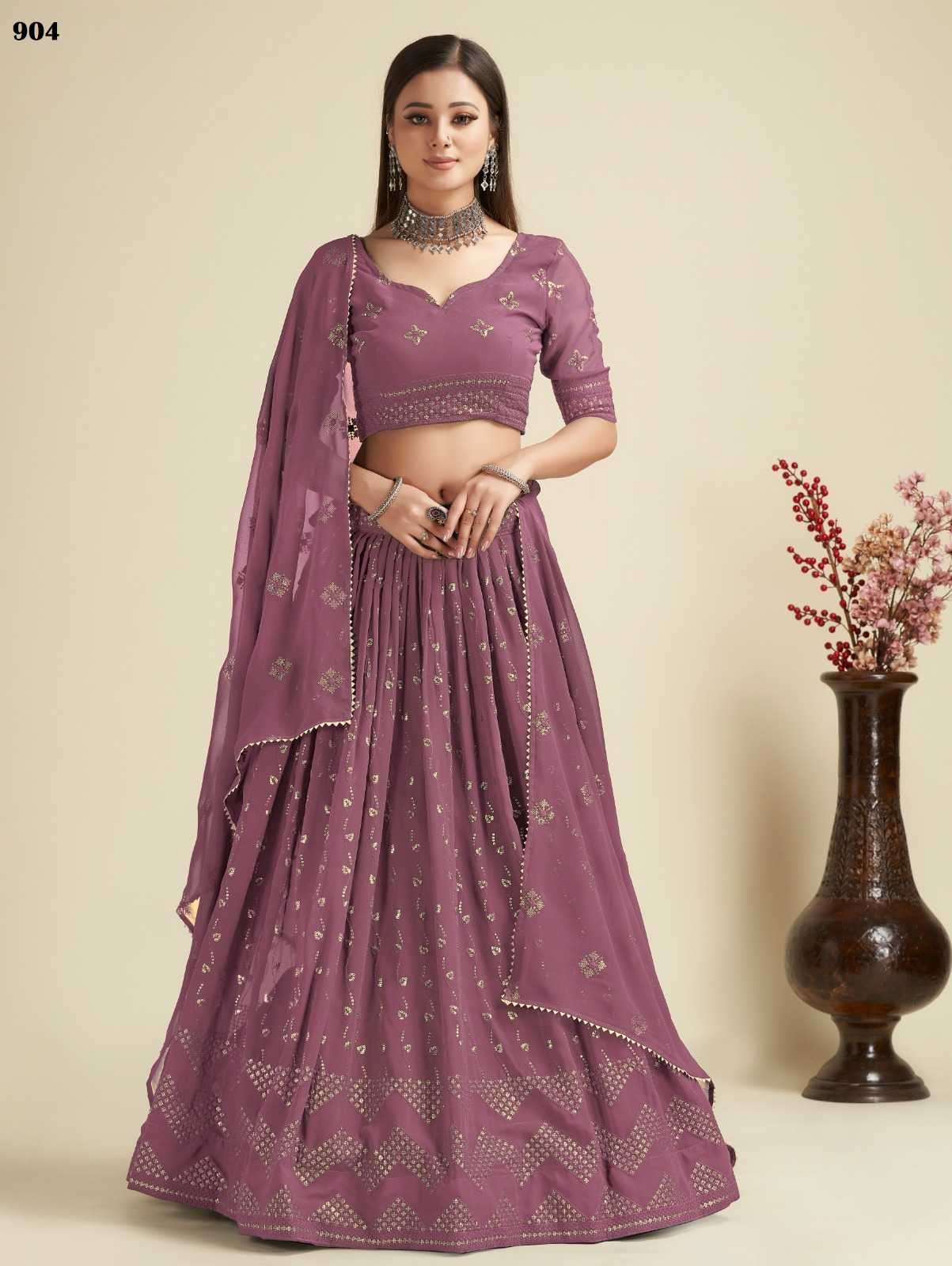 beriston vol 9 series 901-904 georgette lehenga