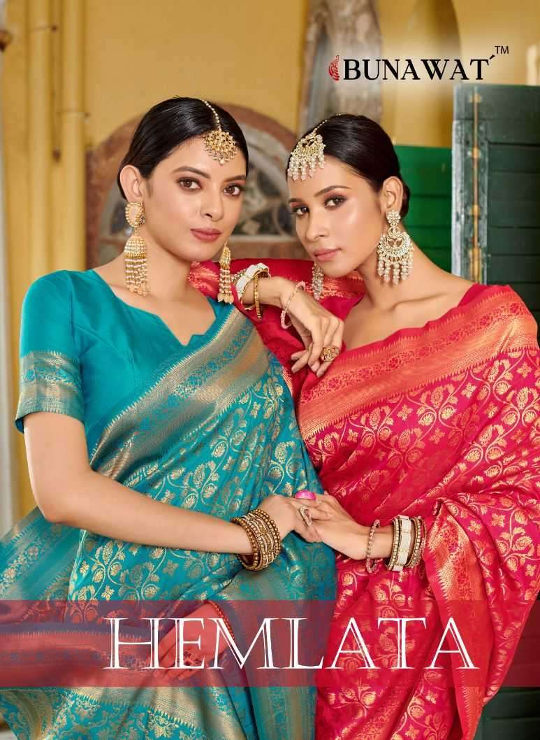 bunawat hemlata series 5081-5086 Banarasi Silk saree