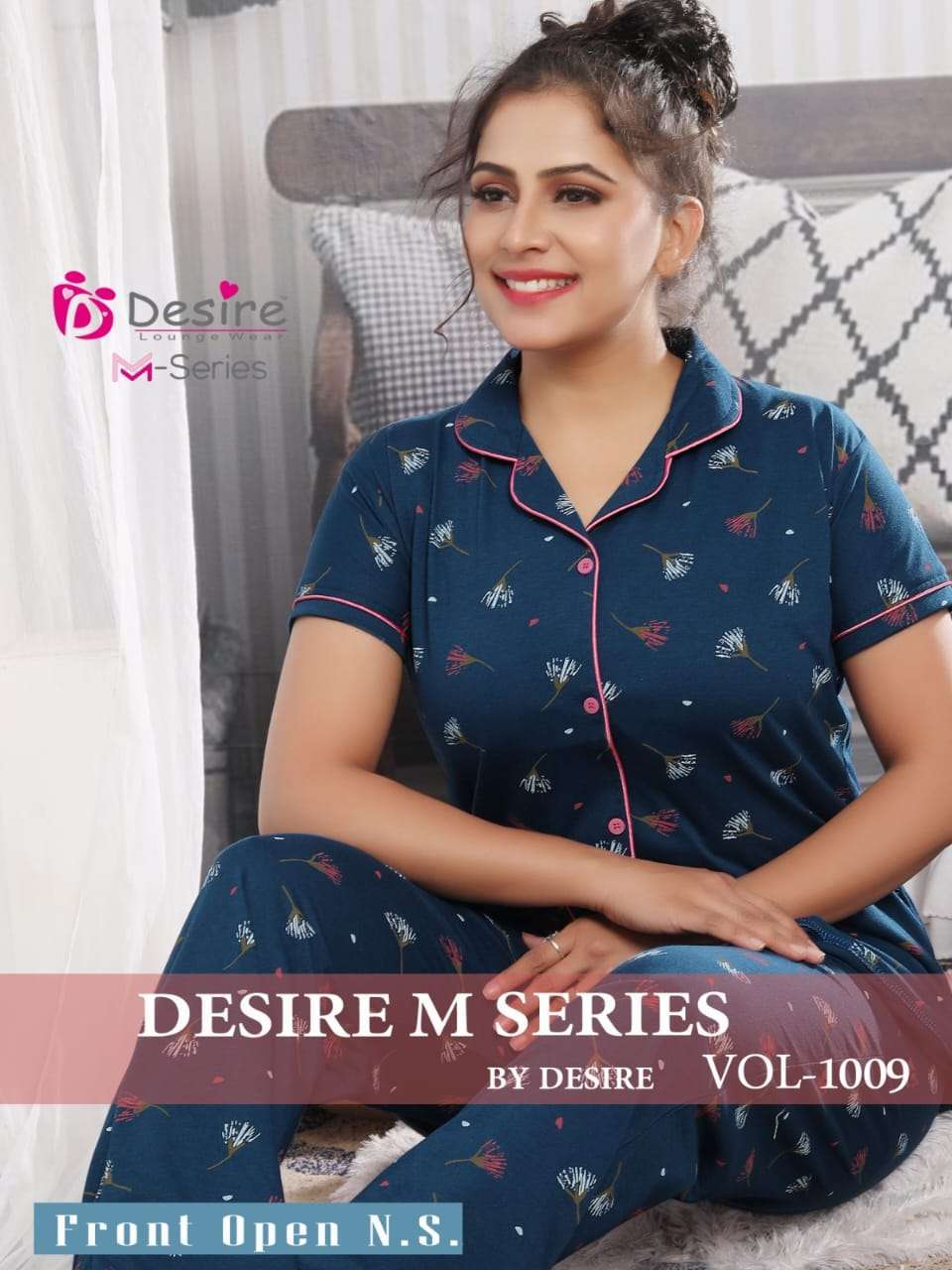 desire m series vol 1009 cotton hosiery night suits