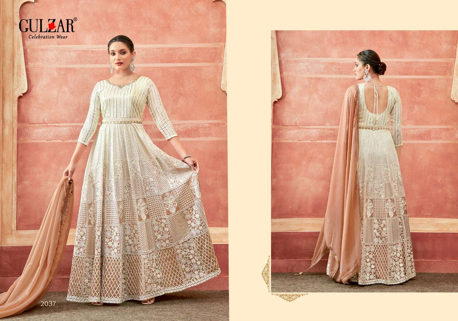 Falguni gulzar designer real georgette suit