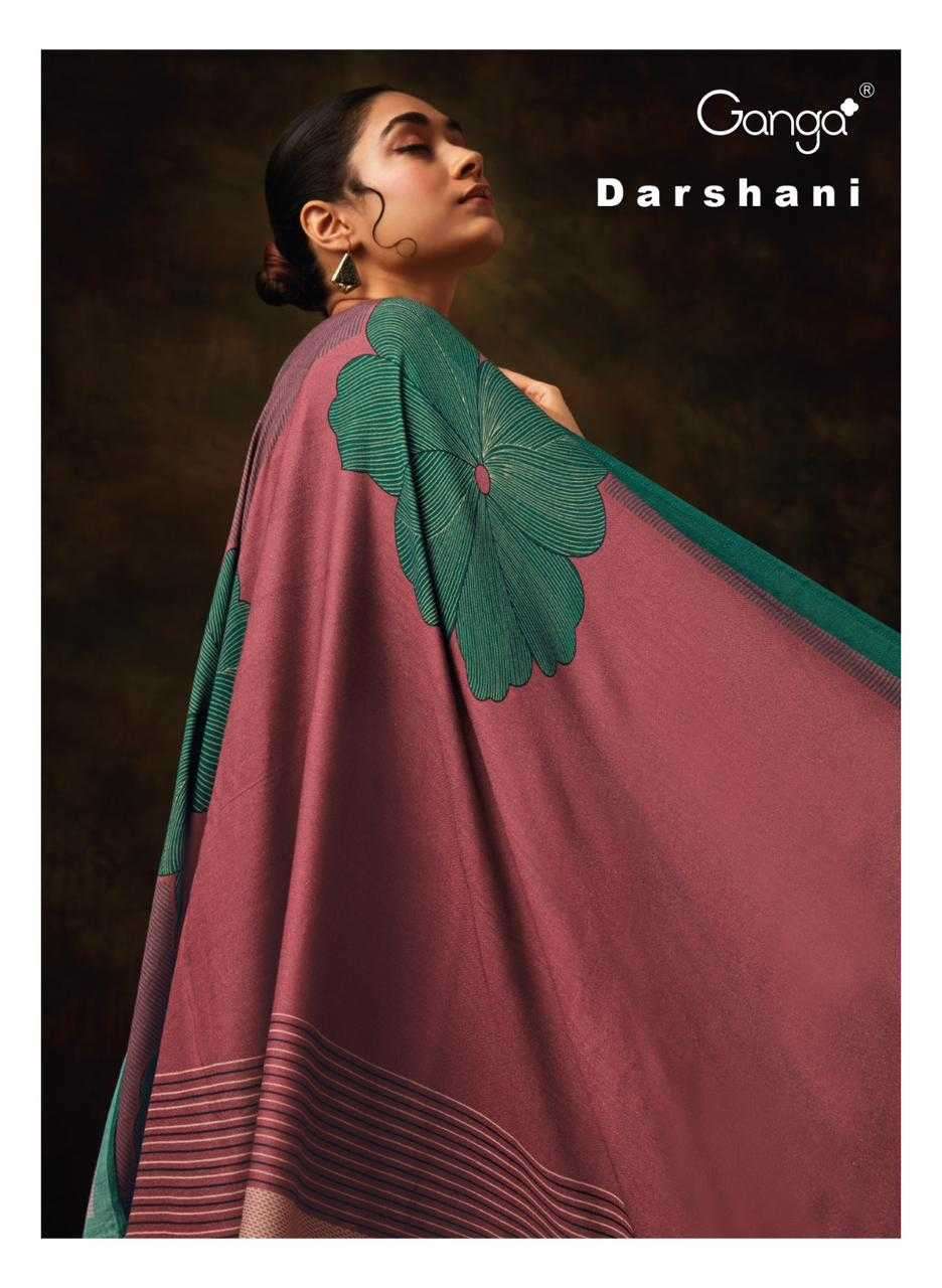 ganga darshani 1569-1574 premium pure pashmina suit 