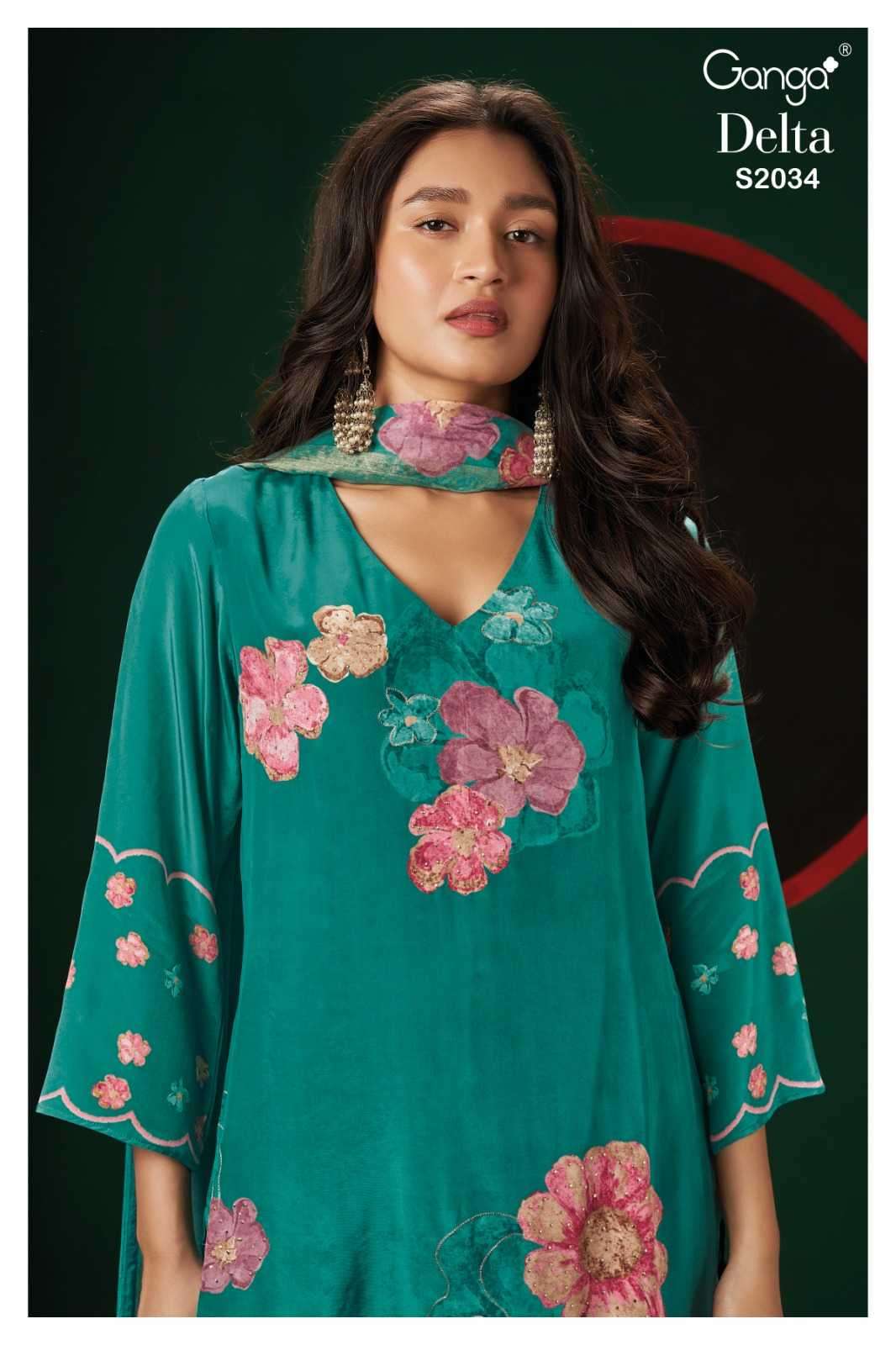 ganga delta 2034 premium pure silk suit 