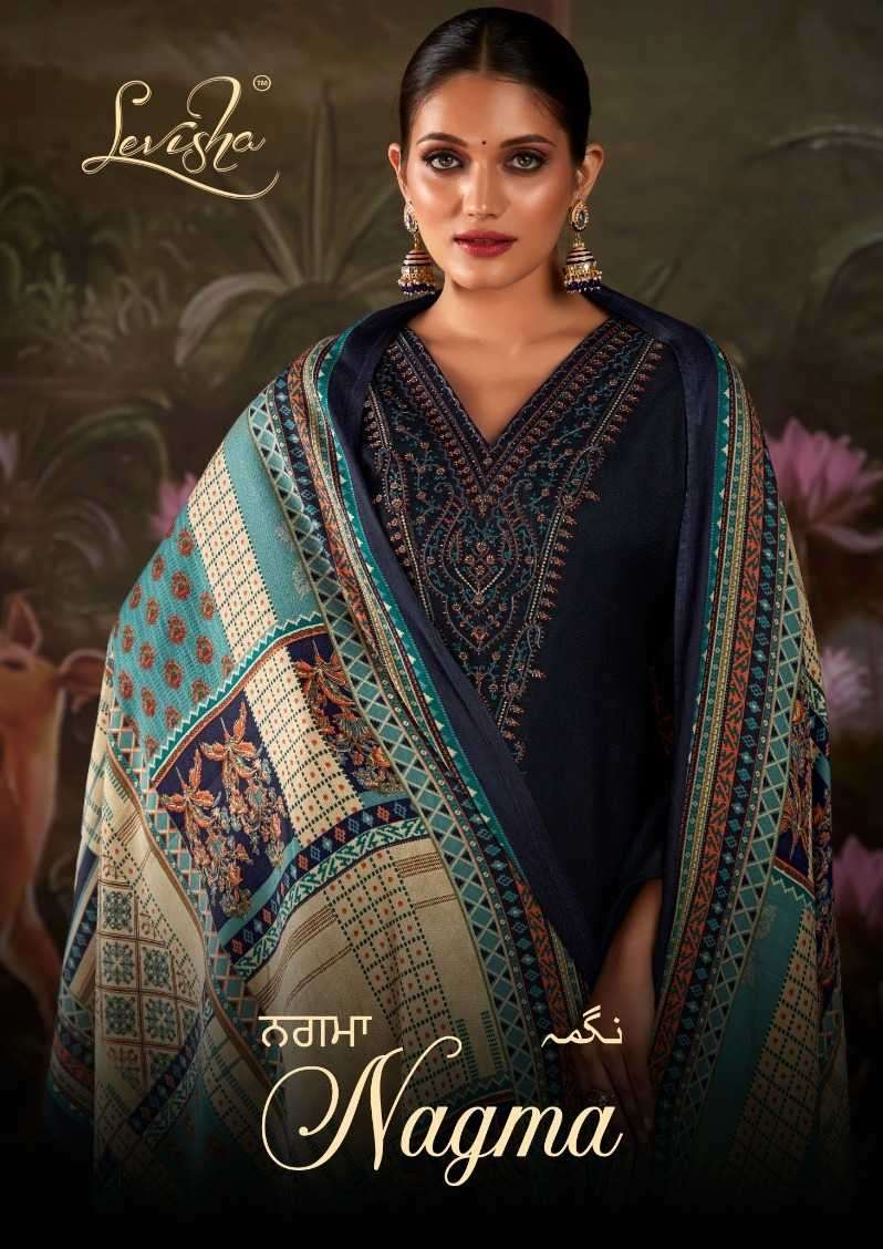 levisha nagma series 113-120 Pure Pashmina suit