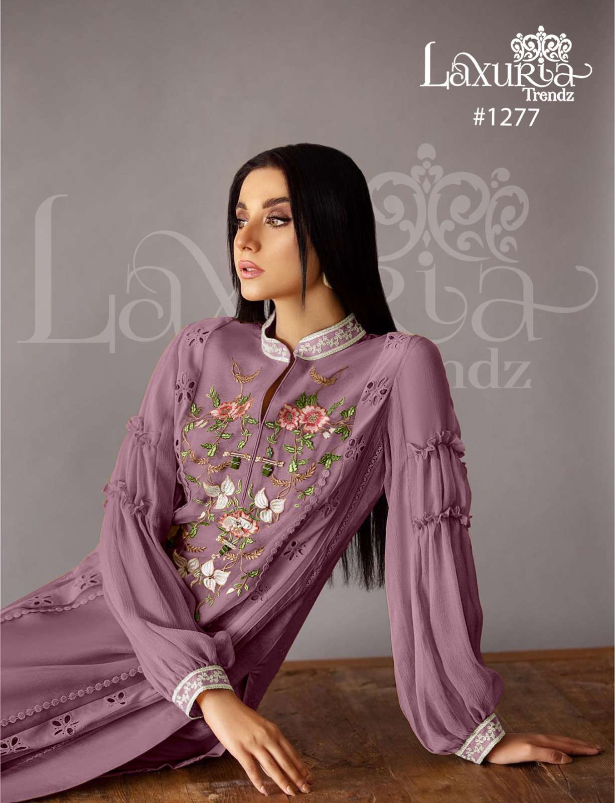 luxury pret 1277 designer pure georgette suit