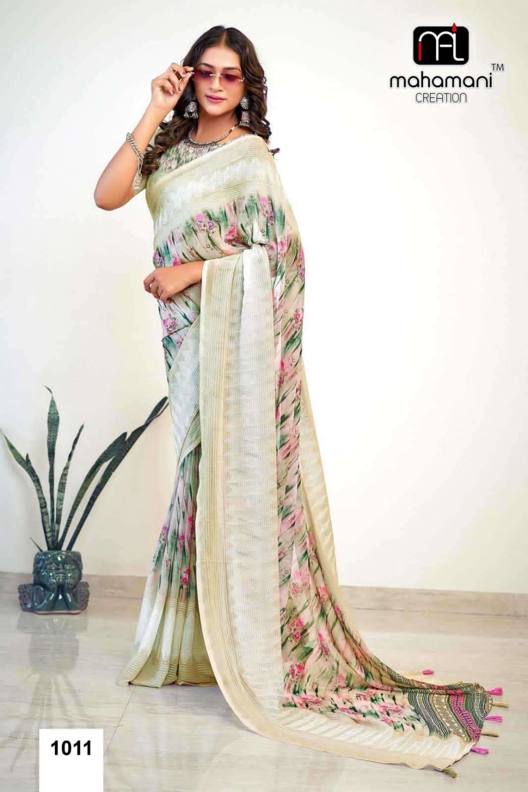 mahamani albeli 1001-1025 heavy weightless saree