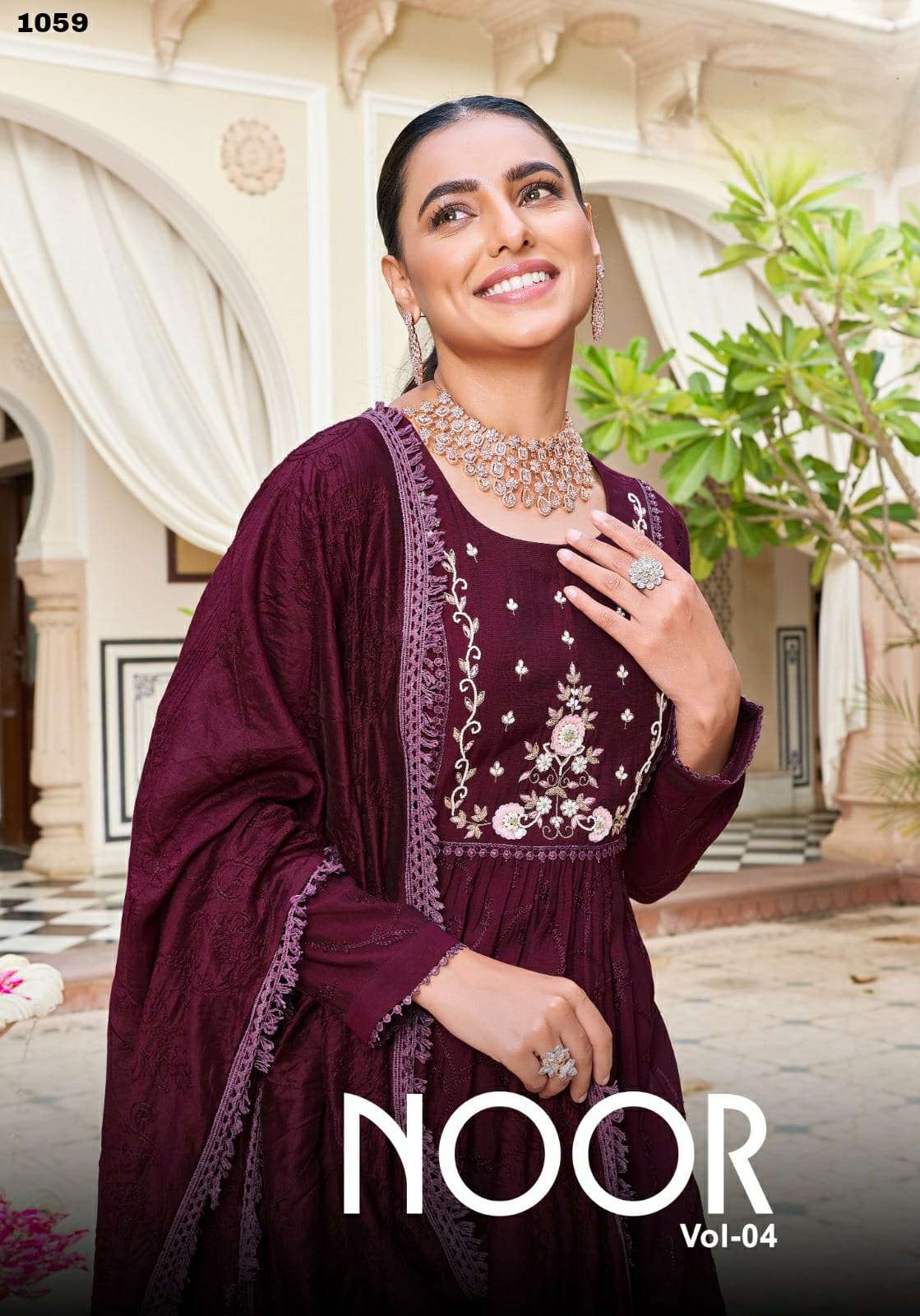 Noor vol 4 designer elegance modal suit 