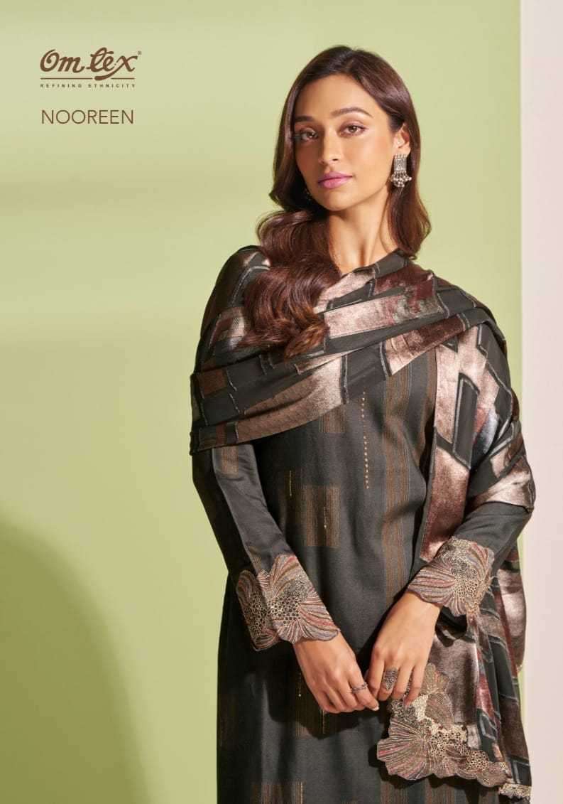 omtex nooreen series 2771 pashmina suit