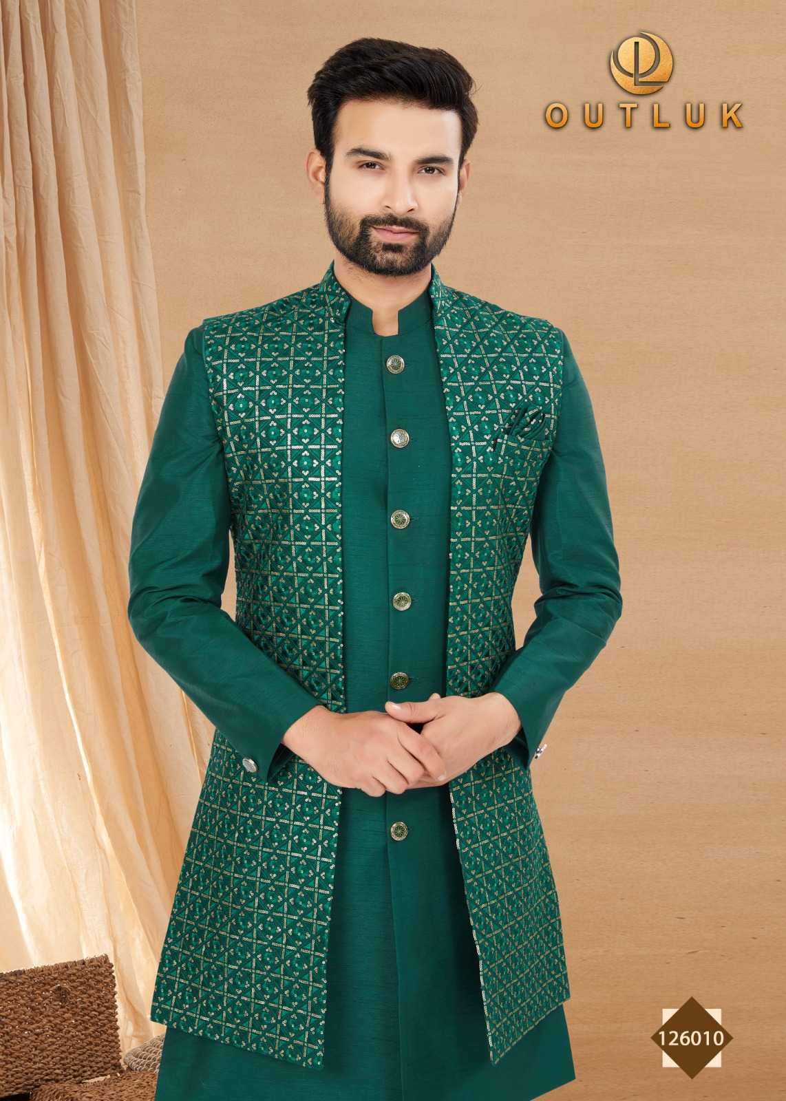 outluk premium series vol 126 series 126001-126012 Pure Viscos and Jacquard kurta