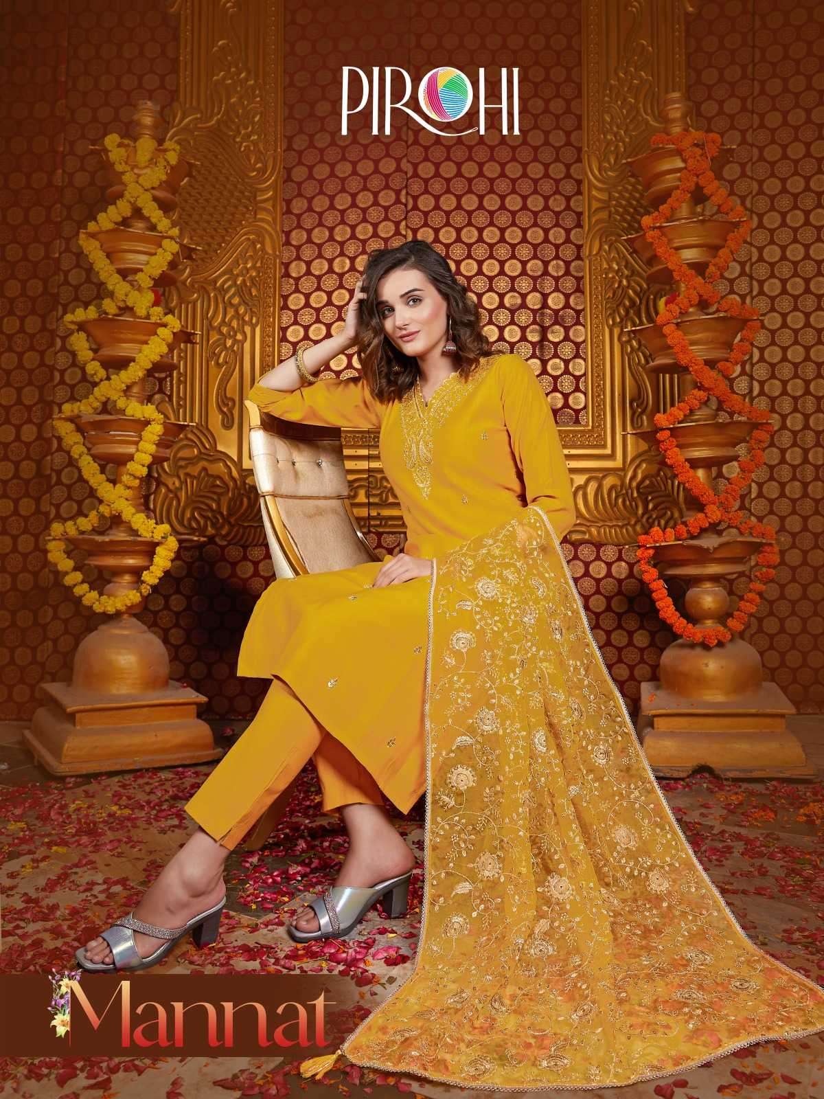 pirohi mannat vol 1 series 1601-1604 dola silk suit 