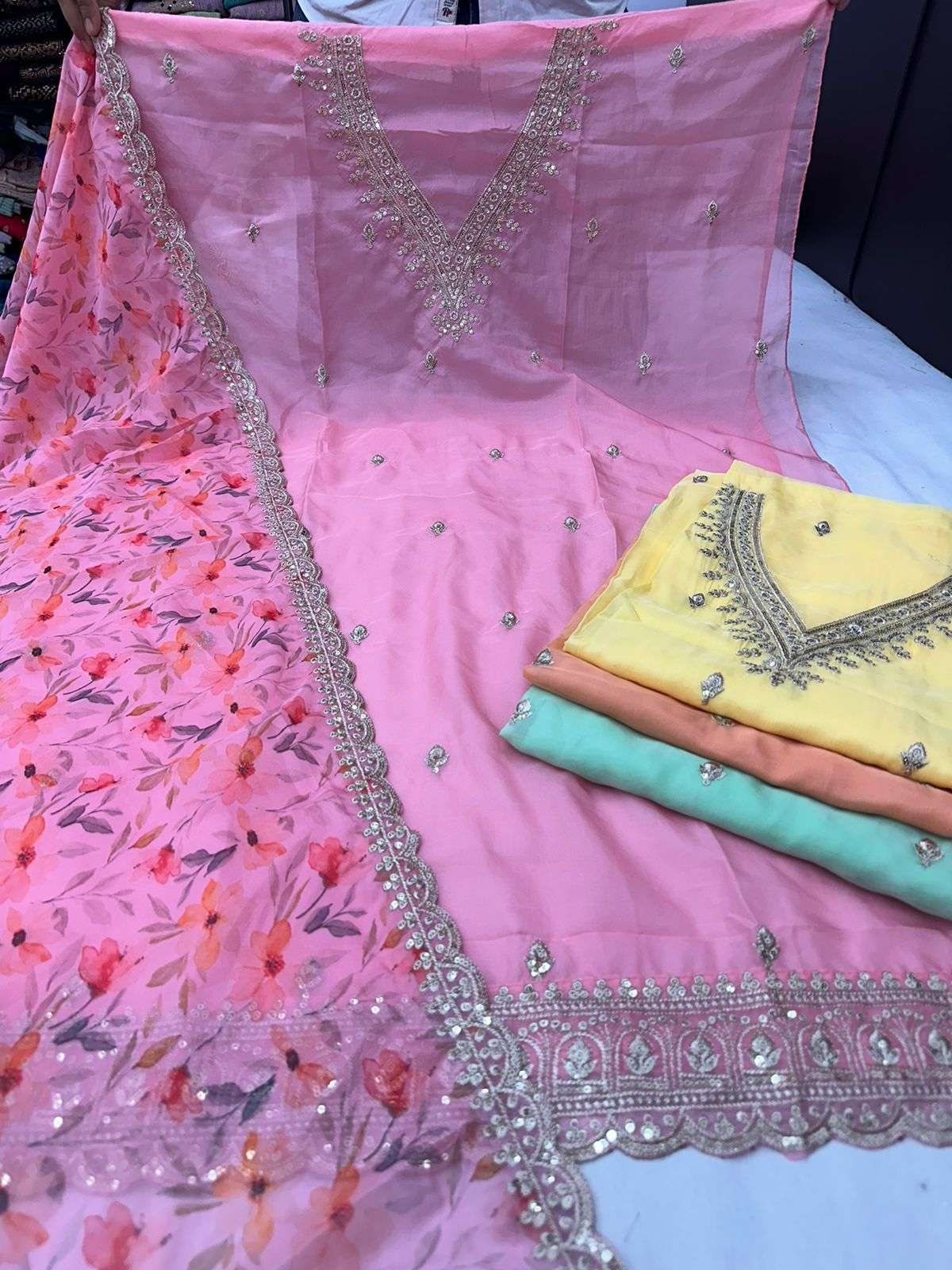 pr aakruti Pure orgenza suit