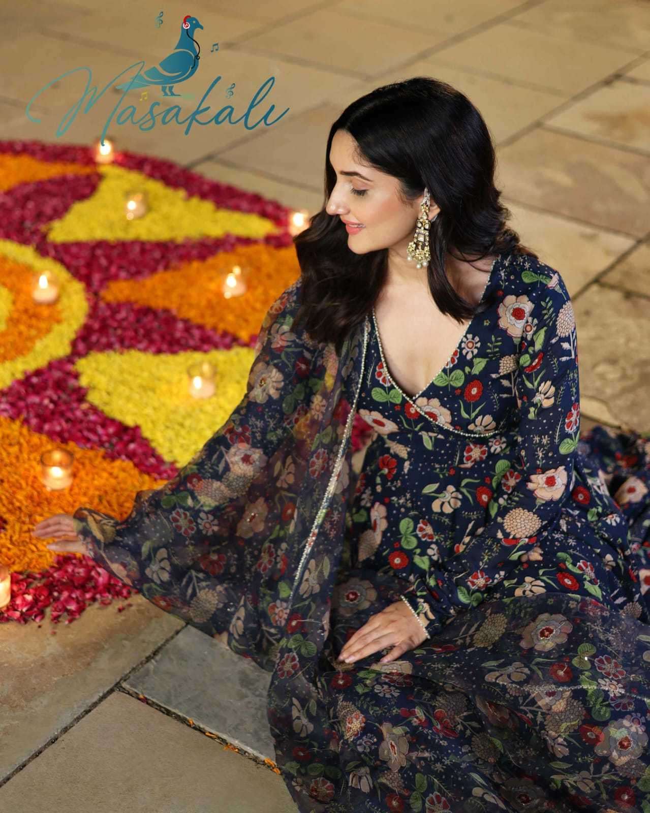 pr masakali vol 4 series 4001-4004 soft Maslin silk suit