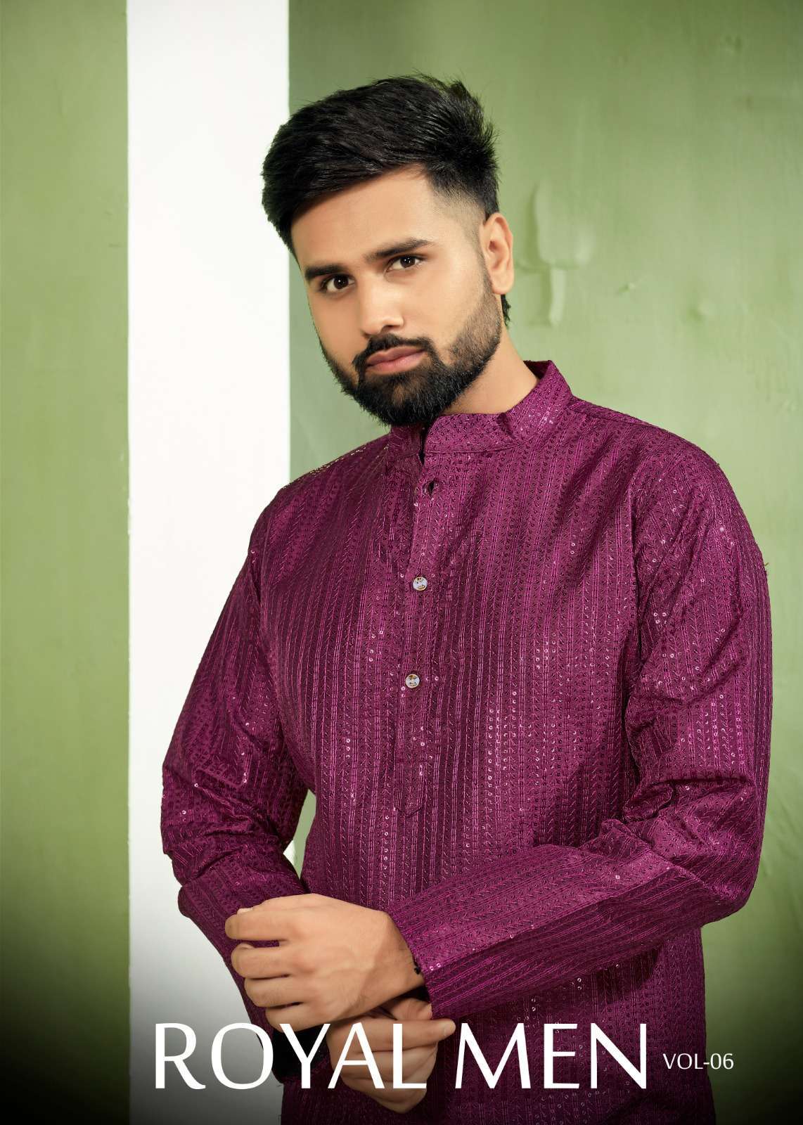 pr royal men vol 6 series 1001-1006 Heavy Banglori Silk kurta