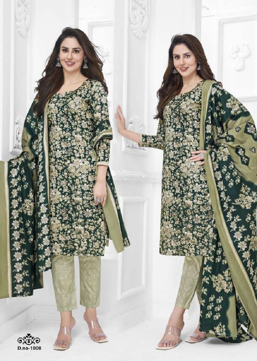 Pransee Vol-1 series 1001-1010 Pure Lawn Cotton suit