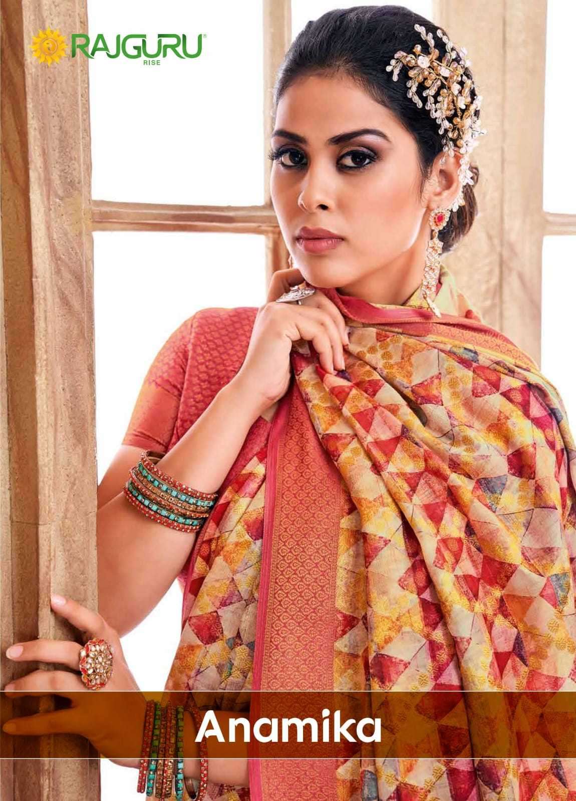 rajguru creation anamika series 21-27 fancy saree