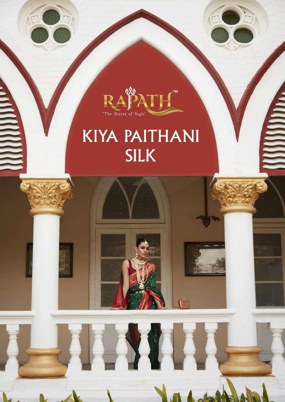 rajpath kiya paithani designer soft paithani silk saree
