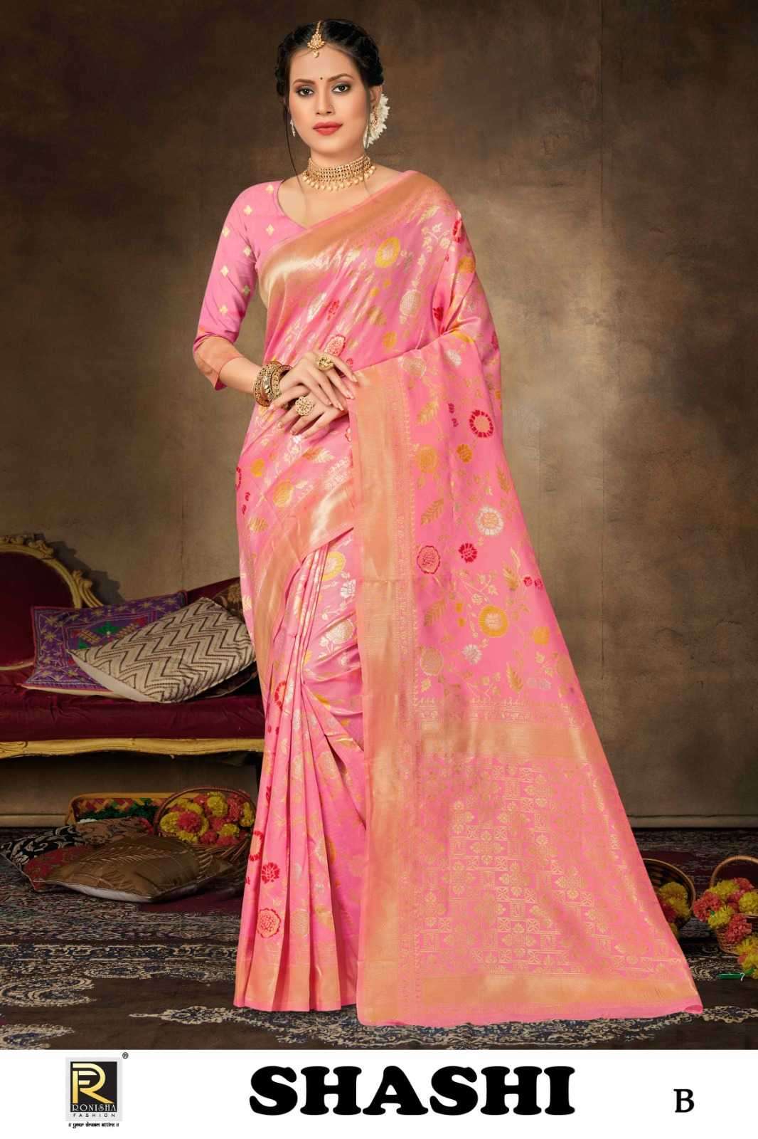 ranjna saree shashi banarasi silk premium saree