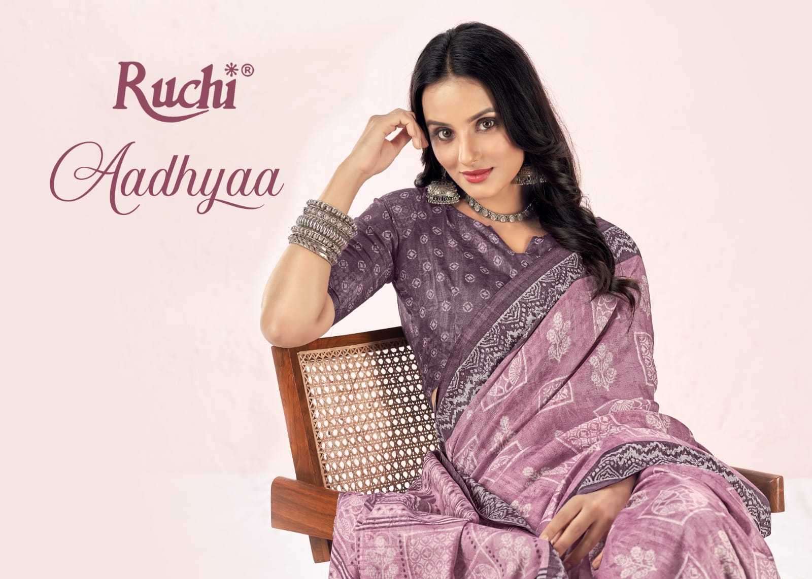 ruchi aadhyaa vol 1 series 28901-28903 Tussar Silk saree