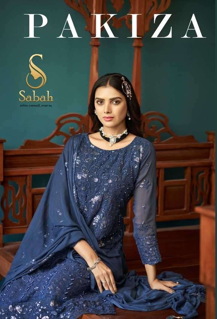 sabah pakiza series 2021-2026 Heavy Faux Georgette suit