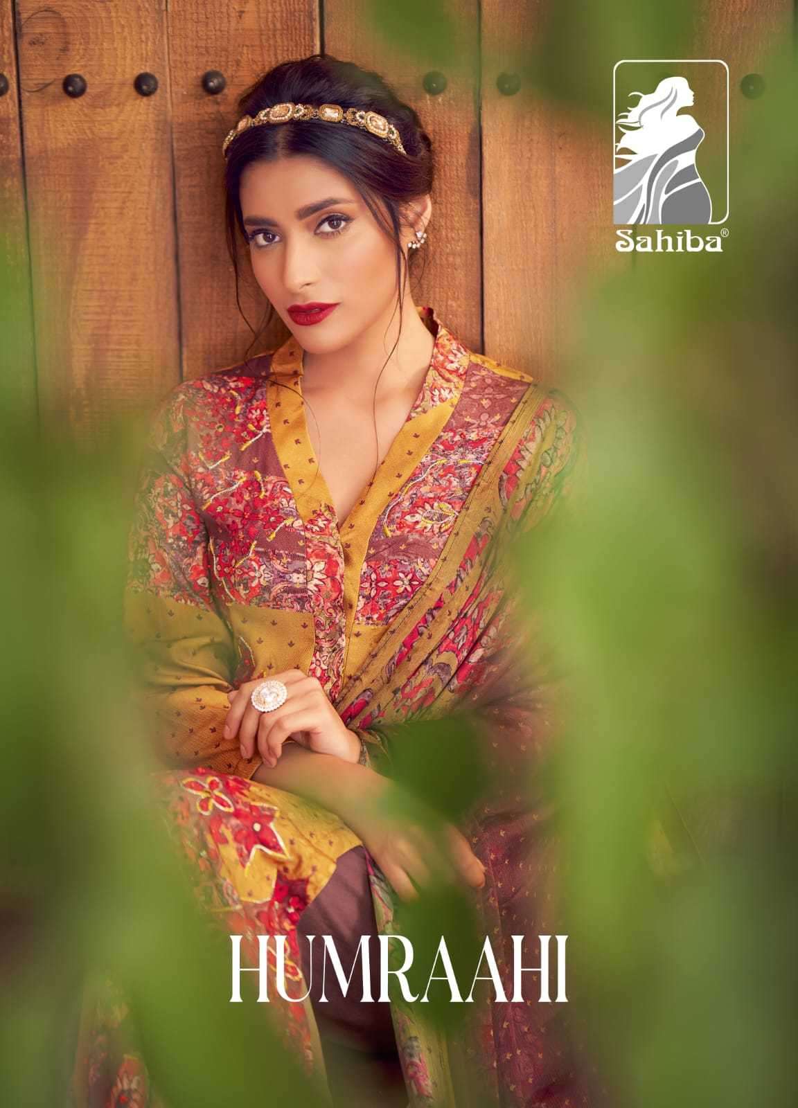 sahiba humraahi staple twill digital print suit 