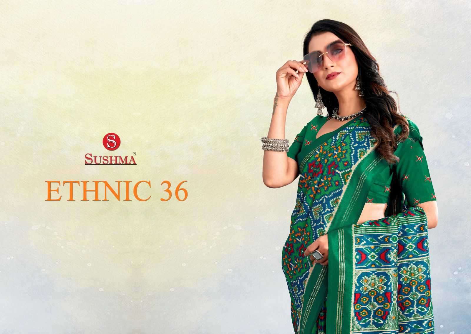 sushma ethnic 36 series 3601-3603 tradition silk saree