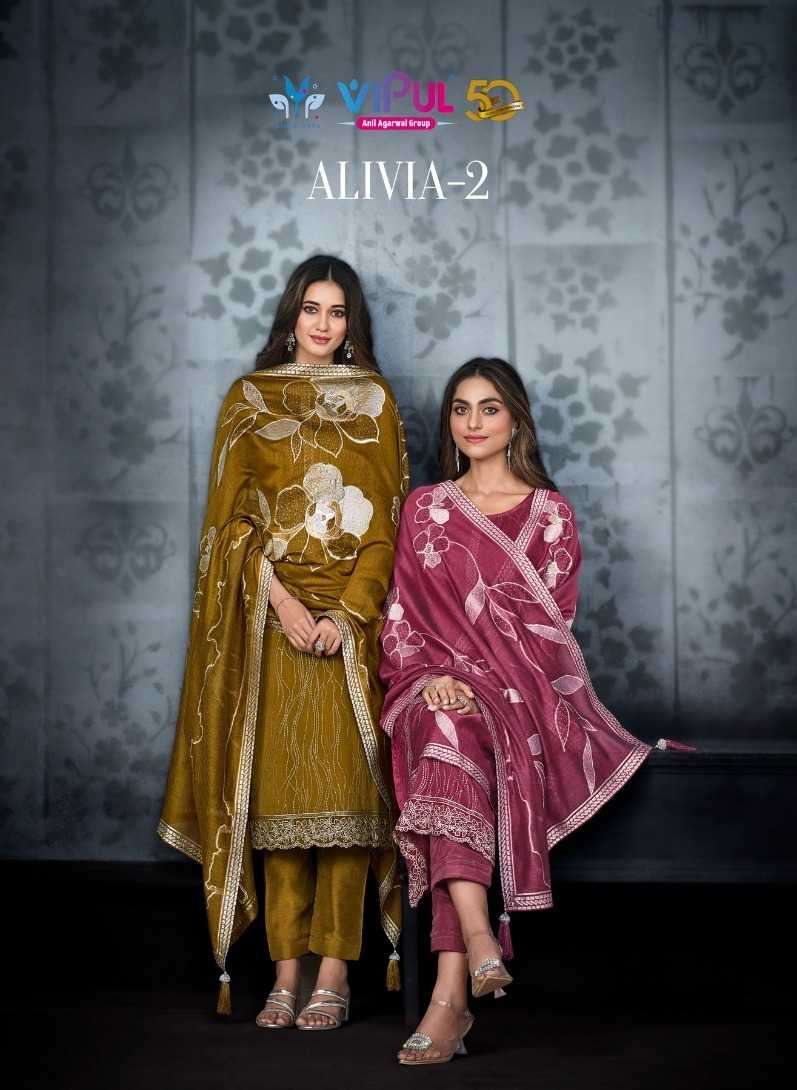 vipul alivia vol 2 series 5561-5566 chinon chiffon suit