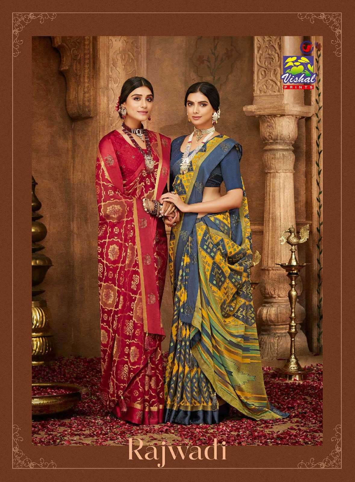 vishal prints rajwadi series 47223-47228 fancy saree
