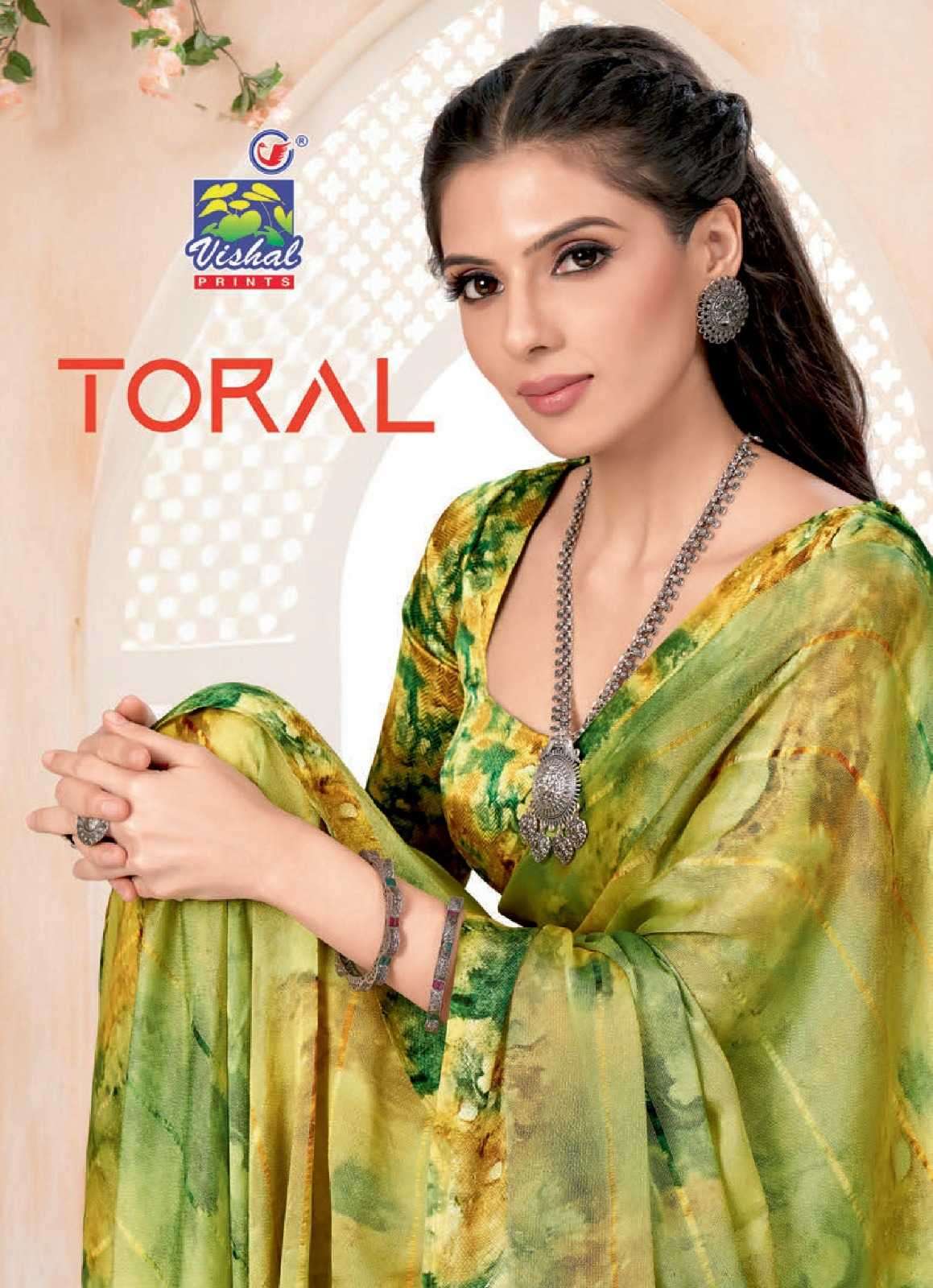 vishal prints toral series 47907-47912 fancy saree
