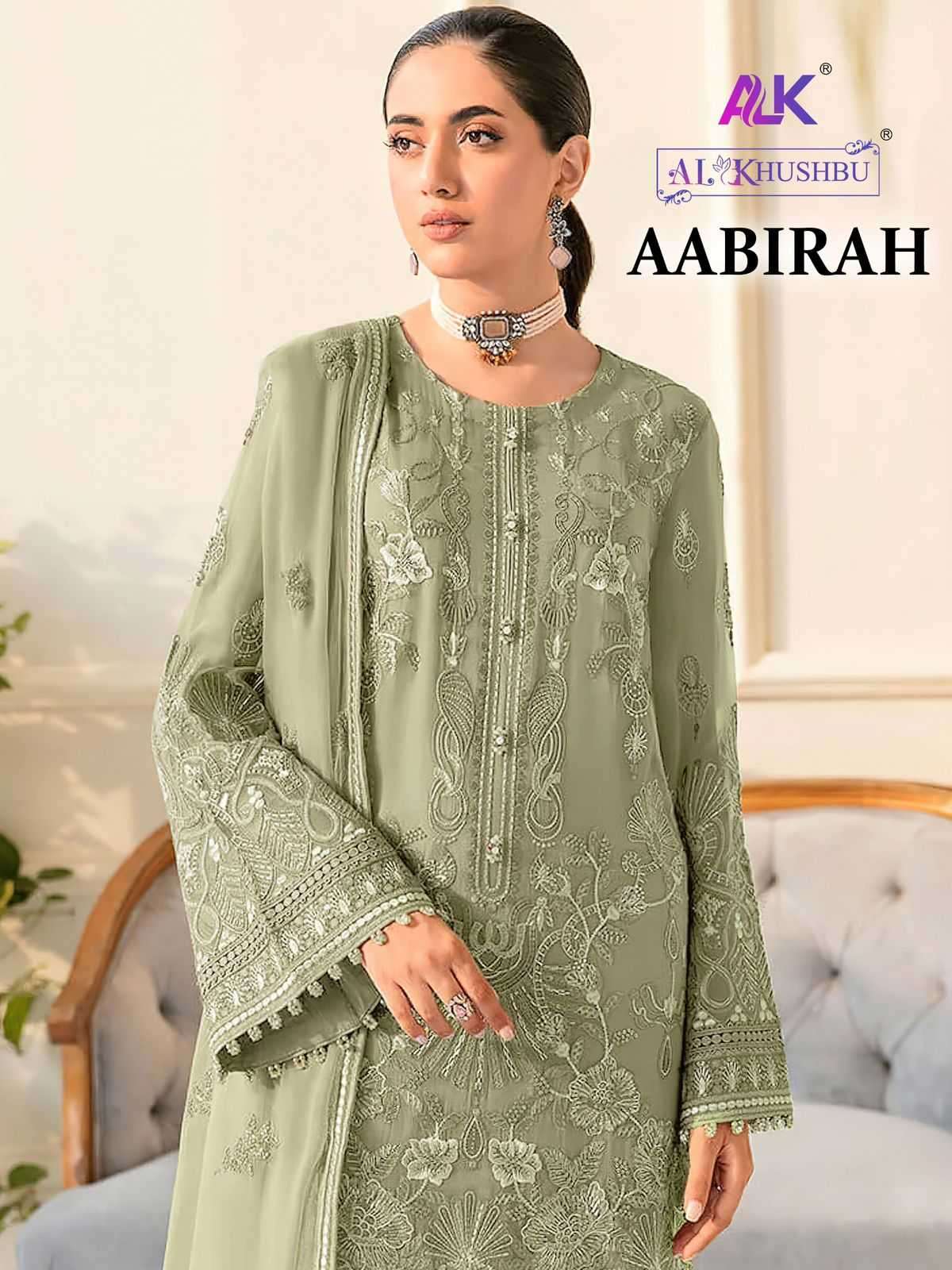 al khushbu aabirah vol 1 5072 georgette embroidered suit