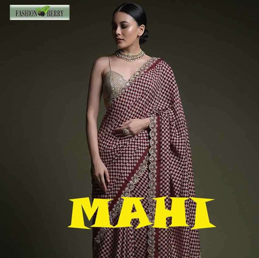 fashion berry mahi series 265 Chinon saree