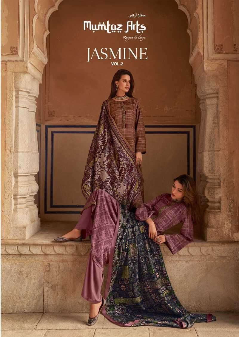 mumtaz arts jasmine vol 2 series 60001-60006 Pure pashmina suit