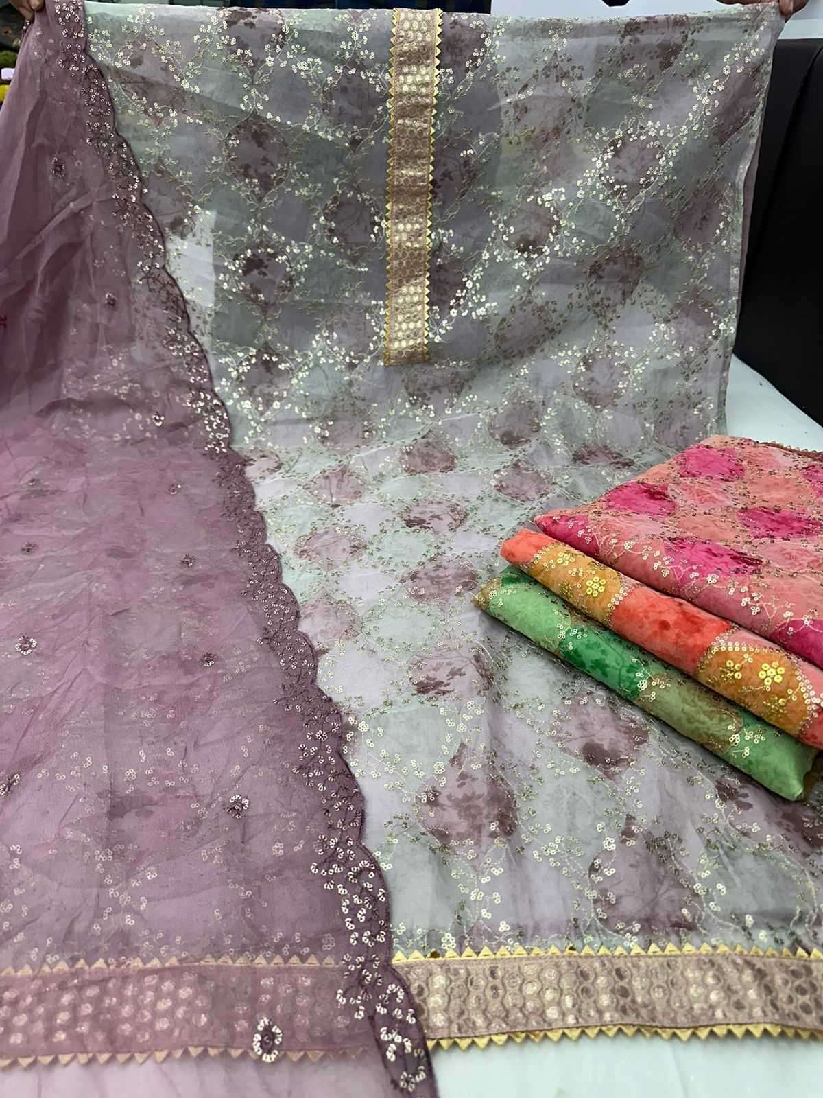 pr dhruti Pure orgenza suit