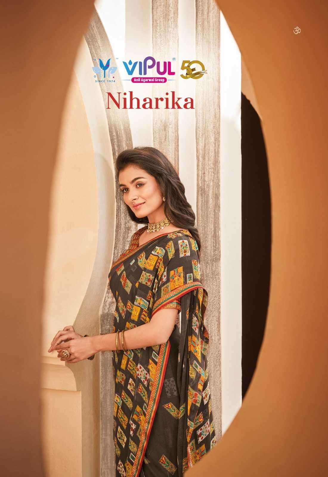 vipul fashion niharika series 75105-75116 fancy saree