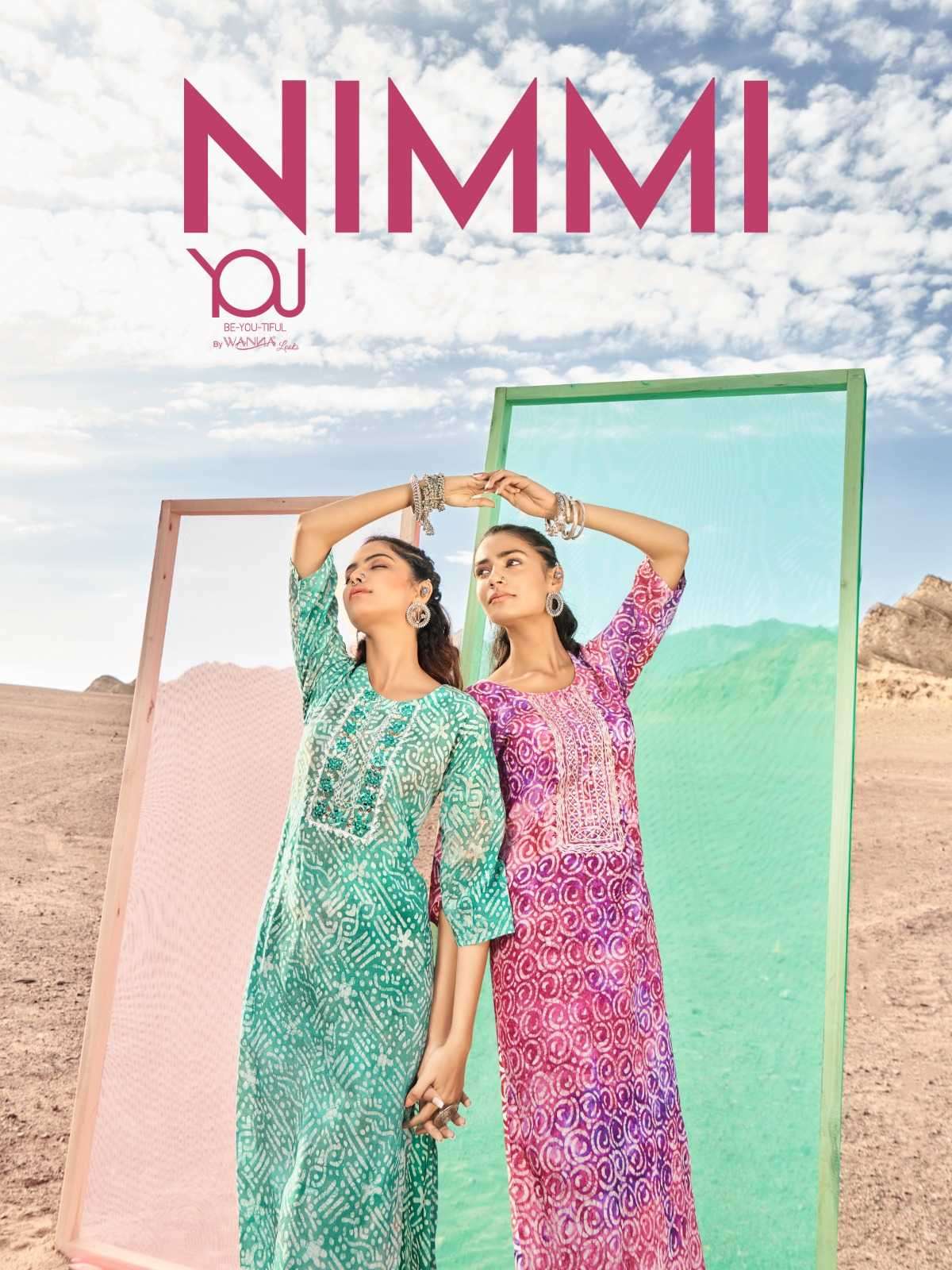 wanna you nimmi series 1201-1205 pure batik silk kurti 