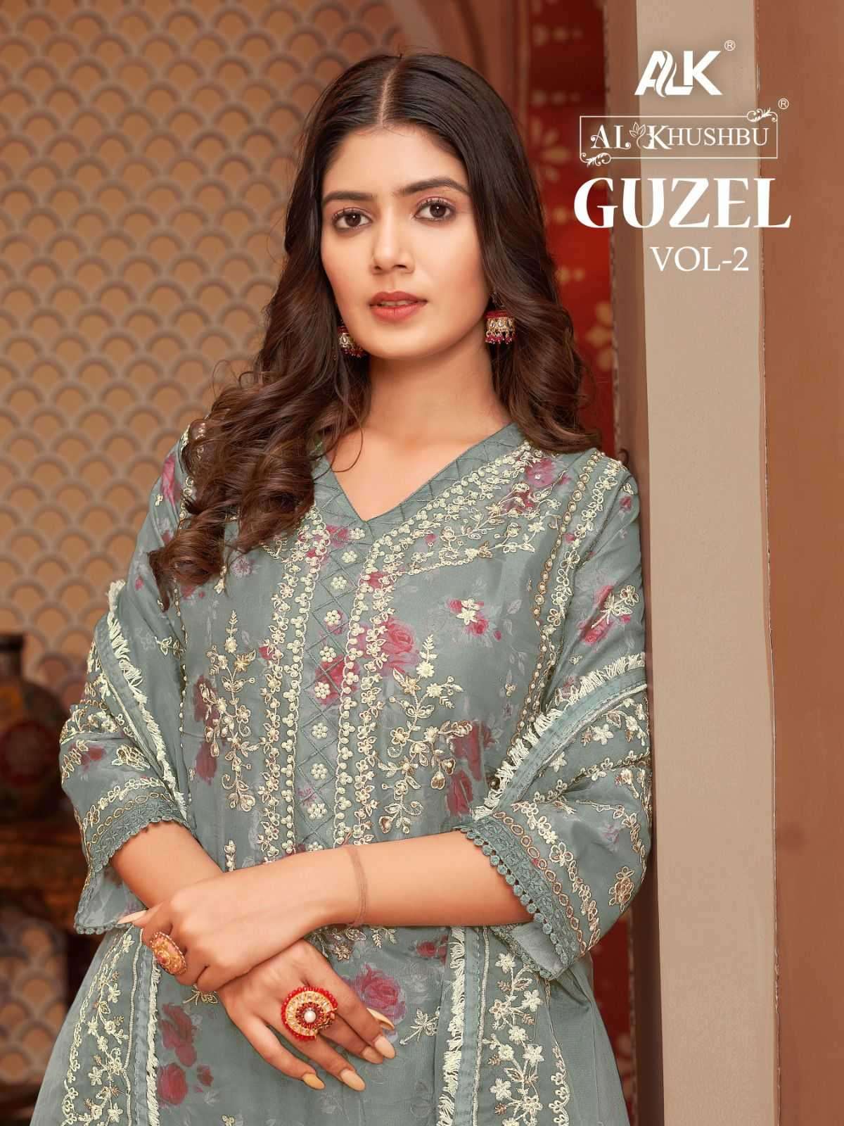 al khushbu guzel vol 2 series 5037 organza suit 