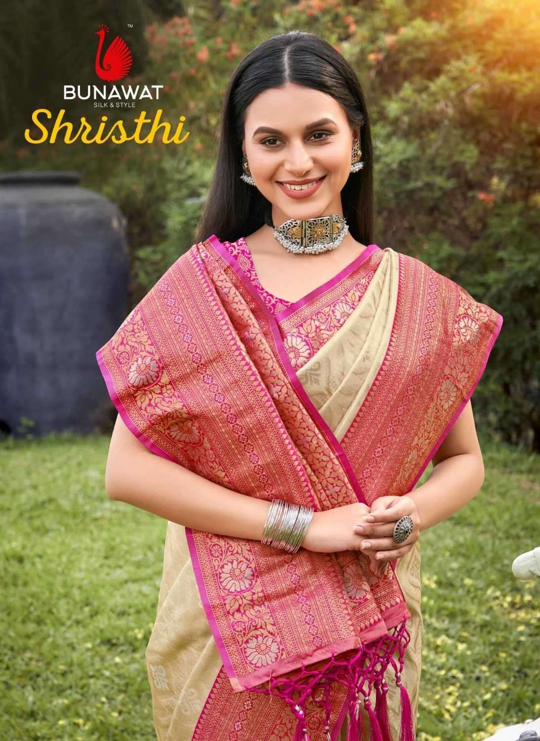 bunawat shristhi series 1001-1004 banarasi silk saree