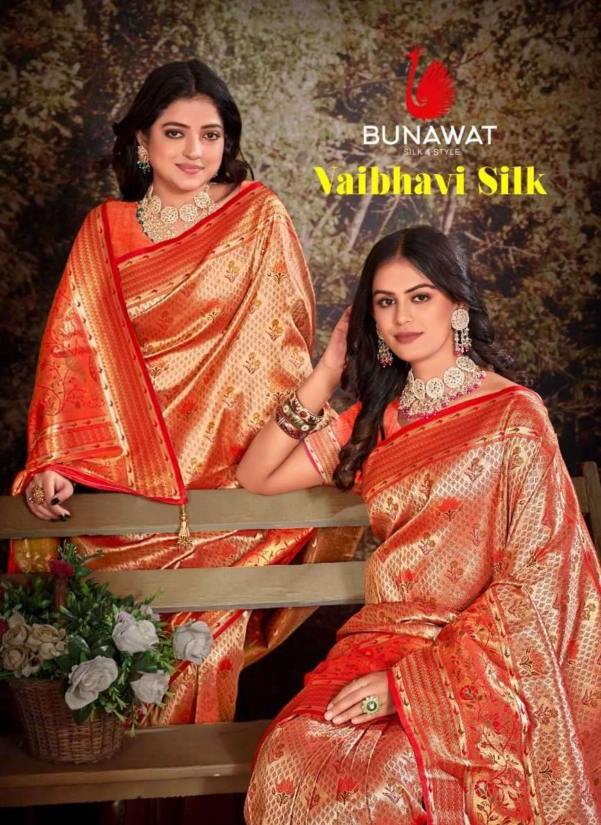 bunawat vaibhavi silk vol 1 series 1001-1004 Kanjivaram Silk saree