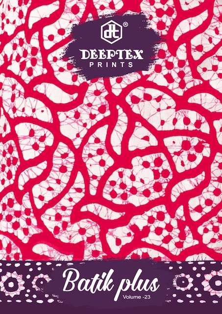 Deeptex Batik Plus Vol-23 series 2301-2310  Pure Cotton suit