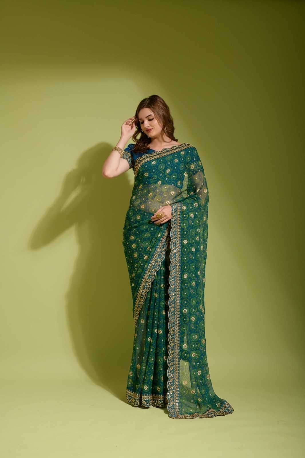 fashion berry velley vol 2 Georgette Chiffon saree