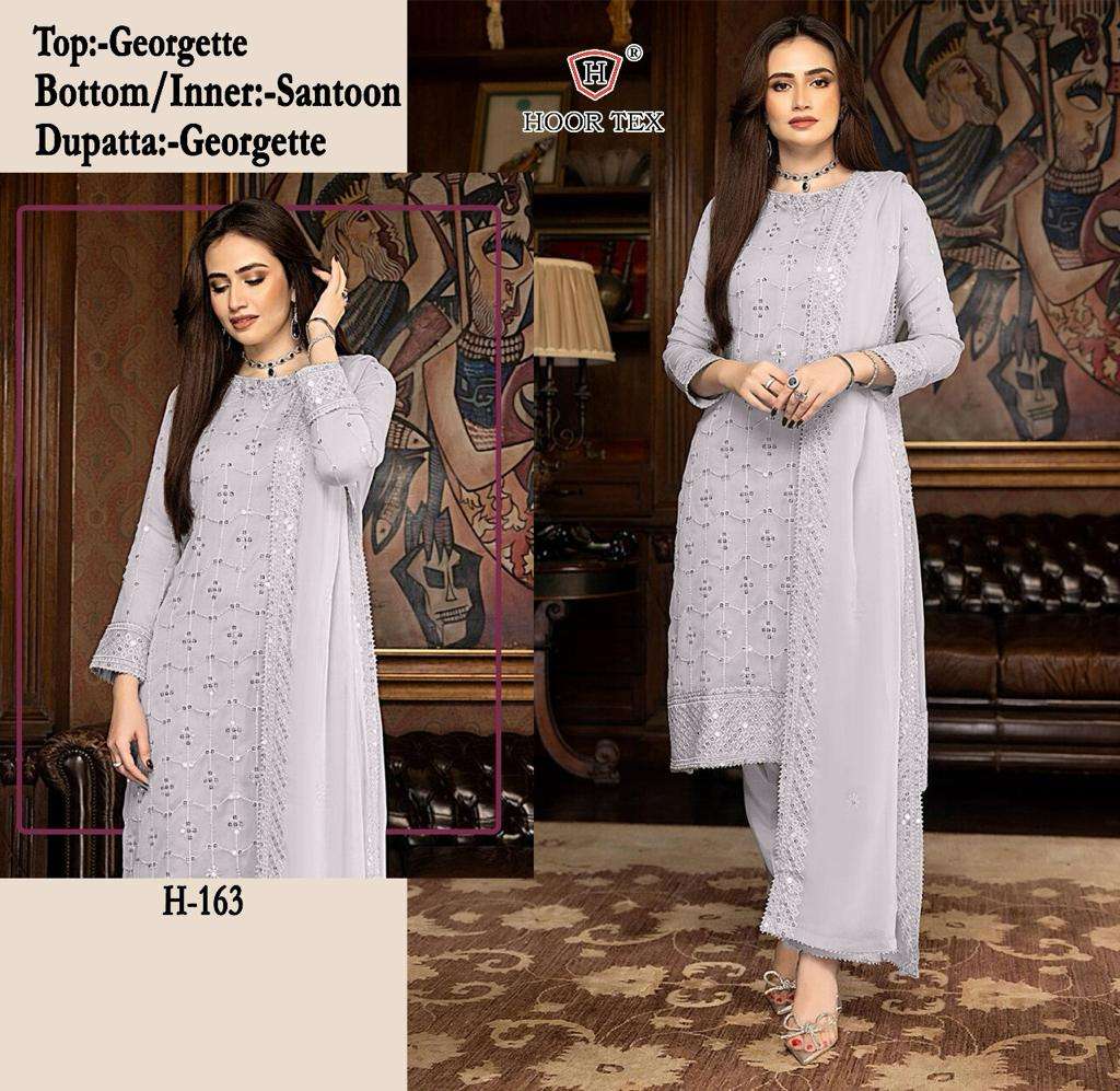 hoor tex H-163 designer faux georgette suit 