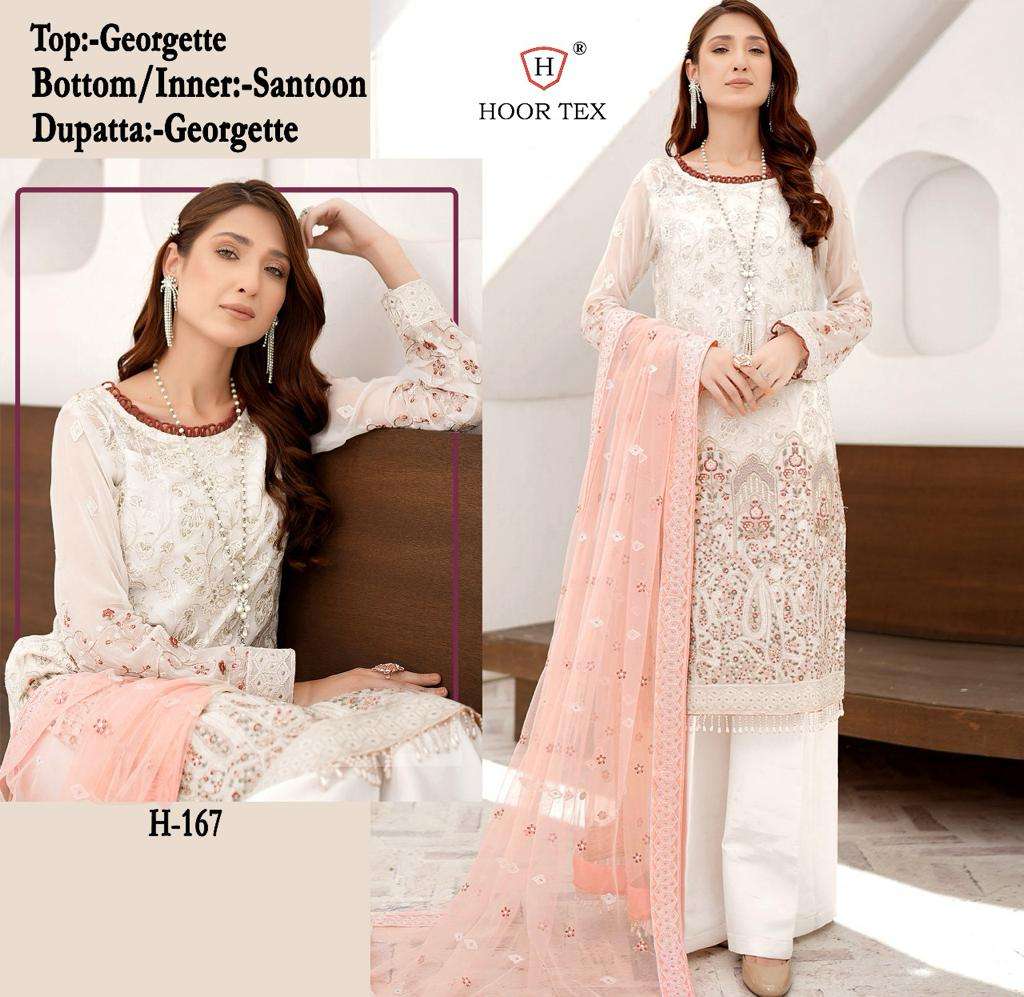 hoor tex H-167 faux georgette suit 