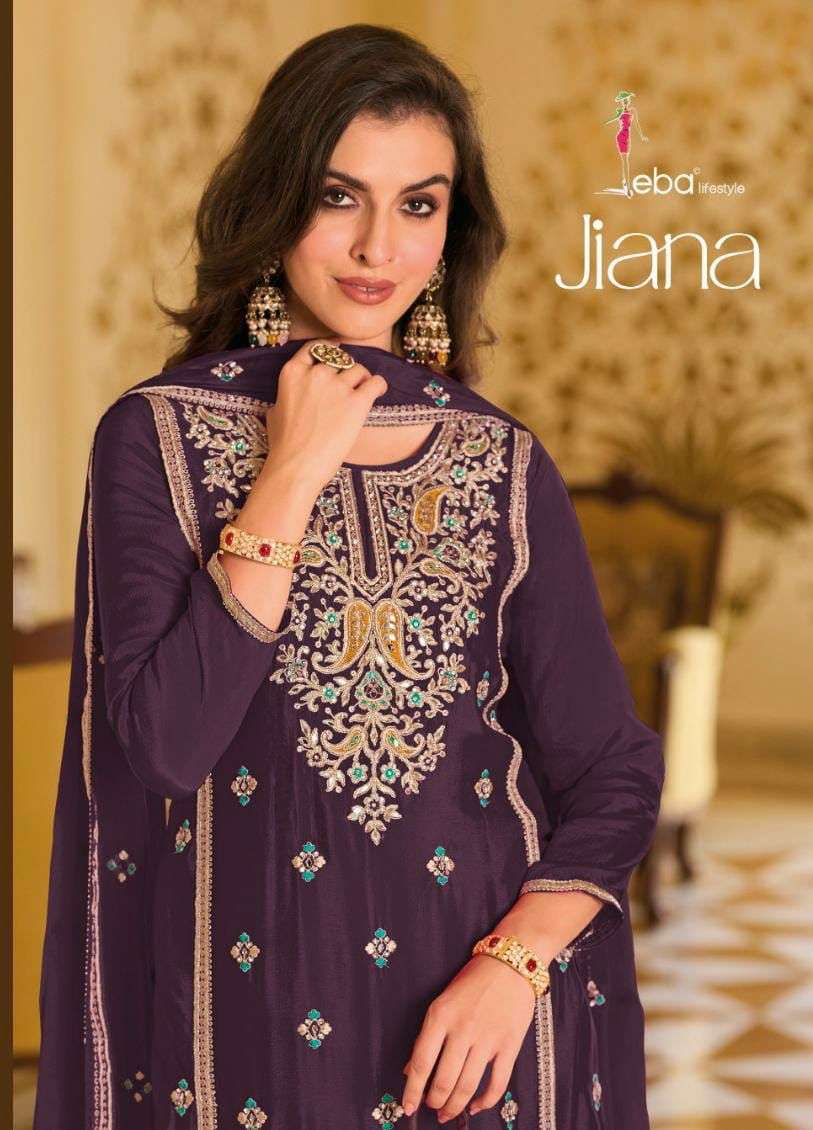 jiana designer premium silk suit 