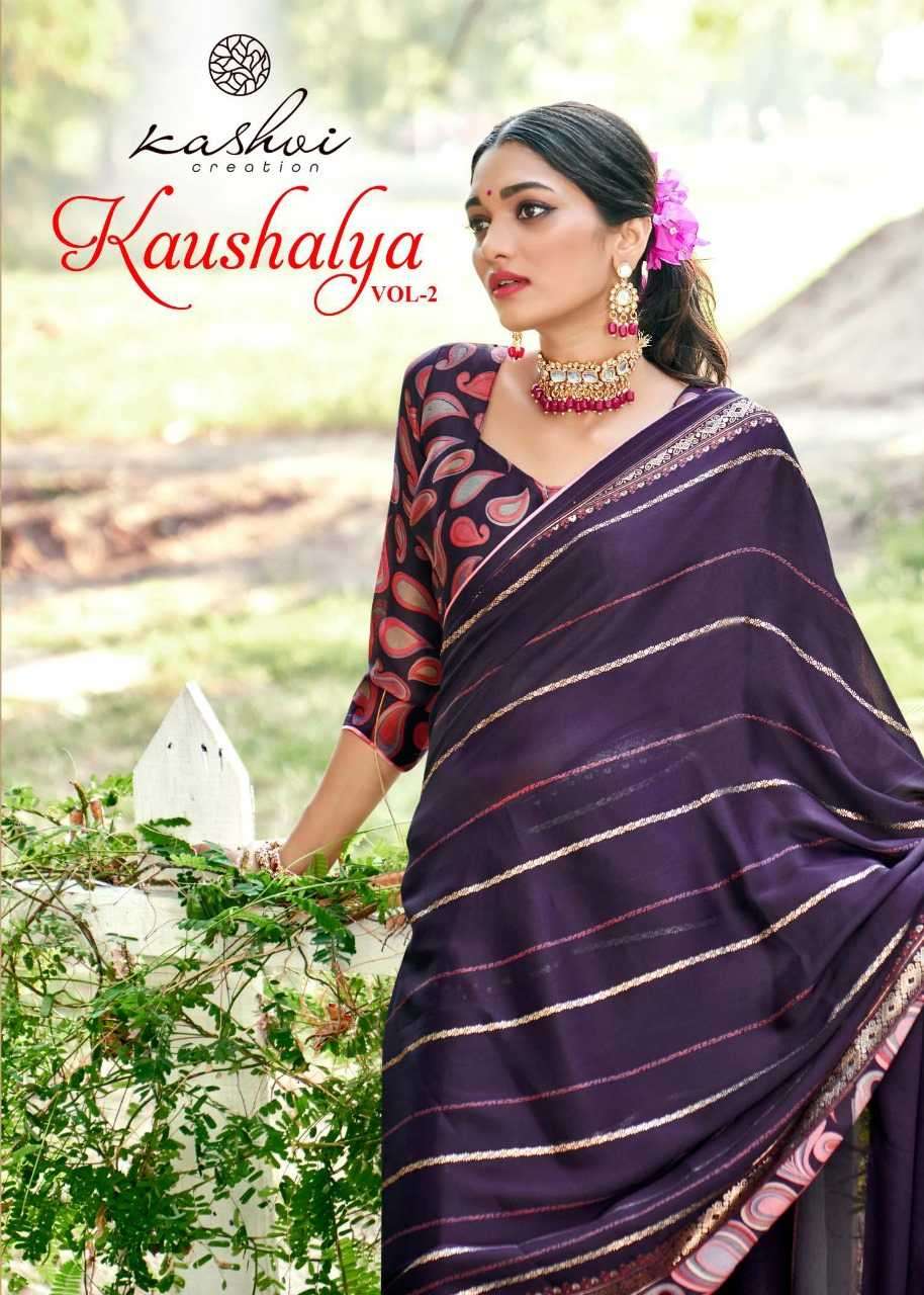 kashvi kaushalaya vol 2 series 1001-1008 moss saree